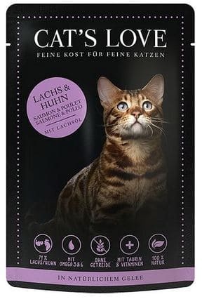 CATS LOVE Adult Lachs & Huhn 85g